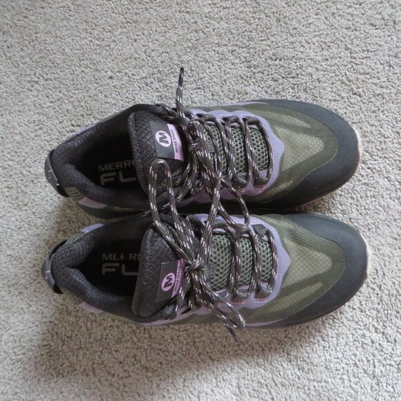Merrell Women's Moab Speed Hiking/Athletic Shoes Size 7 Gray/Puple J135408 - Picture 6 of 10